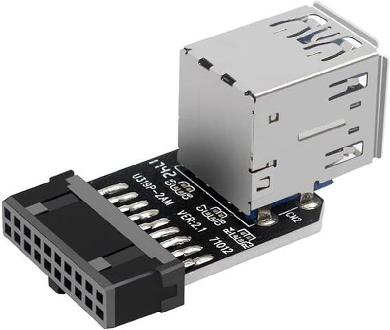 لوحة الأم 20 دبوس إلى محول مزدوج منفذ USB 3.0 موصل رأس PH21 - Image 3